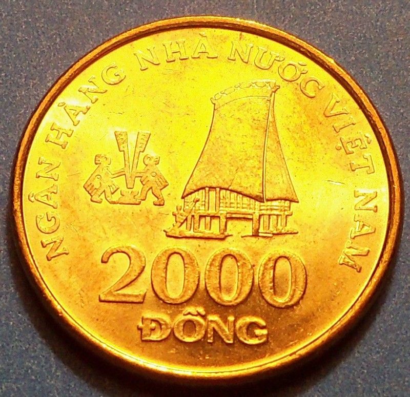 Vietnam 2003 2000 Dong   KM75   High Grade  