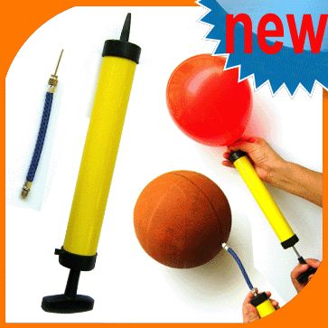 BALLOON PUMP Carnival Party Kids Yoga Ball Basketball  