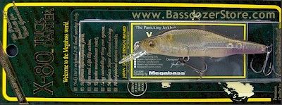 Megabass X 80 Trick Darter ~ Suspending Jerkbait ~ GP Wakasagi