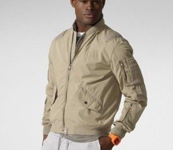   LAUREN RLX $288 bomber style military canteen jacket M NWT  