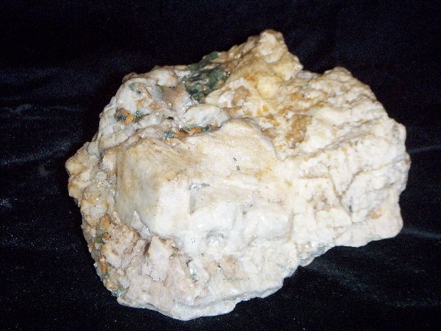 Green Tourmaline & Crystal Feldspar Specimen Massive 3 Lbs 5 oz  