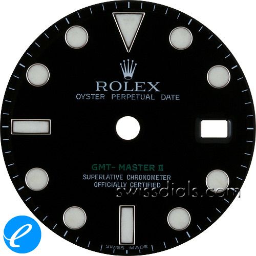 Rolex GMT Master II Black Maxi Marker Dial   New Style  