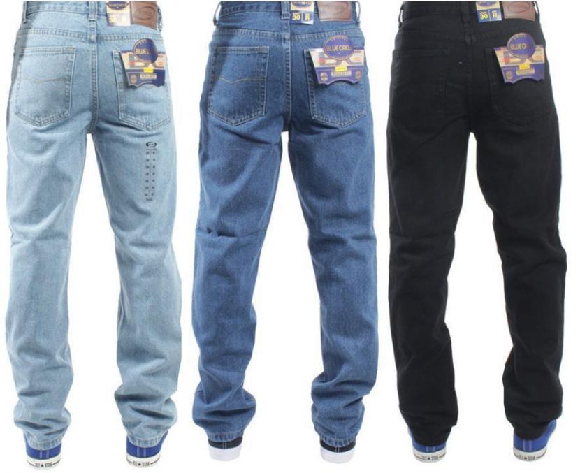 NEW MENS BASIC WORK JEANS IN 3 COLOURS   BLACK,STONEWASH,LIGHTWASH 