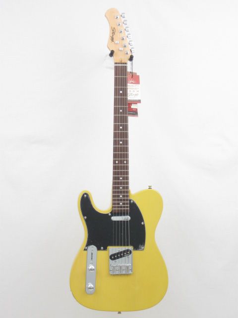 NEW STAGG T320/LH YELLOW TELE ELECTRIC GUITAR  