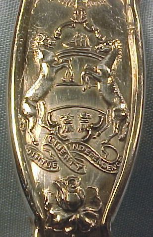 1926 PENNSYLVANIA SOUVENIR SPOON Liberty Bell Eagle  