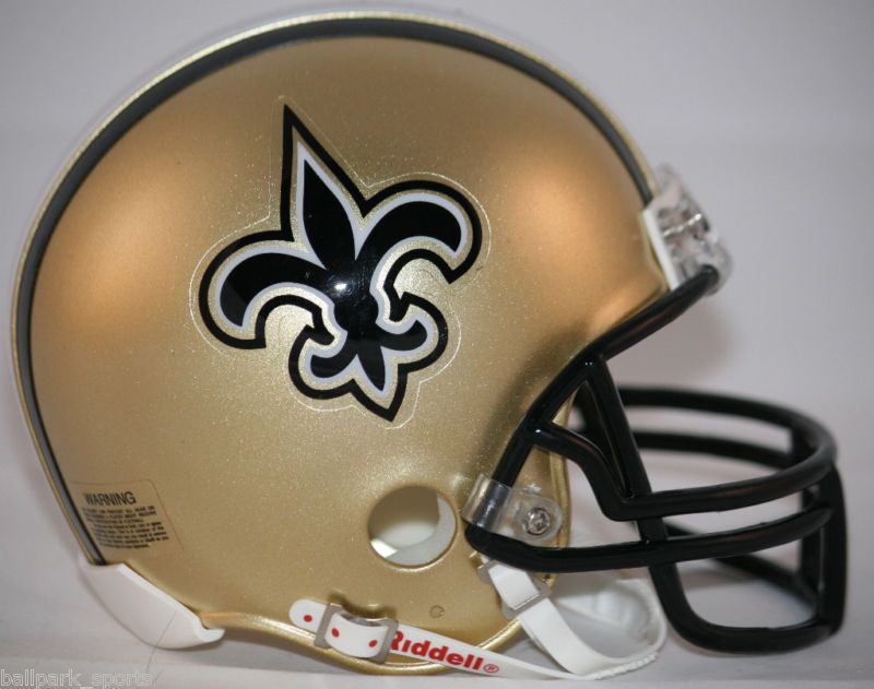 NEW ORLEANS SAINTS (Riddell) MINI Replica Helmet (New)  