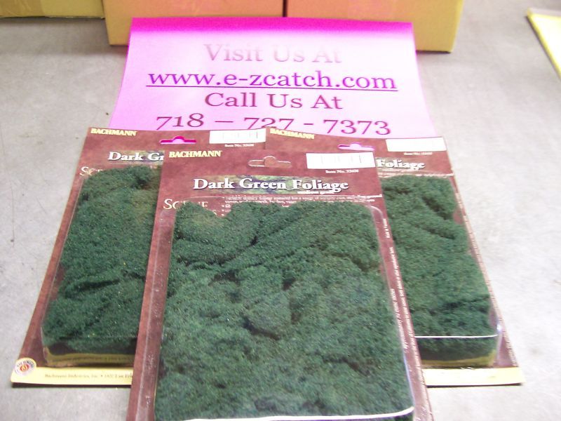 Bachmann Scenery Dark Green Foliage* 3 Packs All Scales  