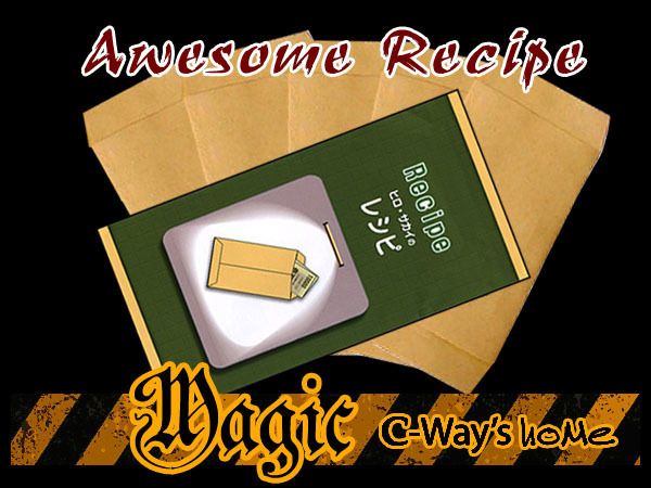 D175 1 Close Up Magic Awesome Recipe Paper Become Bill  