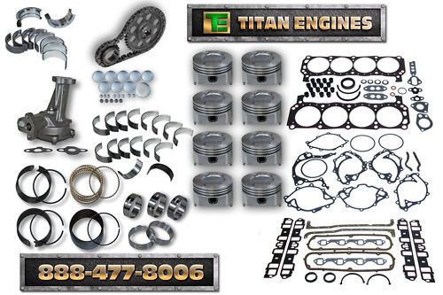 Ford Truck 302 5.0 87 91 Engine ReBuild Kit Econoline  