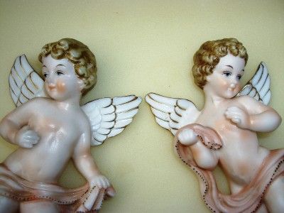 Pair Fine Quality Fine Lenwile China Ardalt JAPAN Verithin CHERUBS 