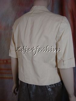 855 New RALPH LAUREN Black Label Cream Khaki Crop Chino Denim Cotton 