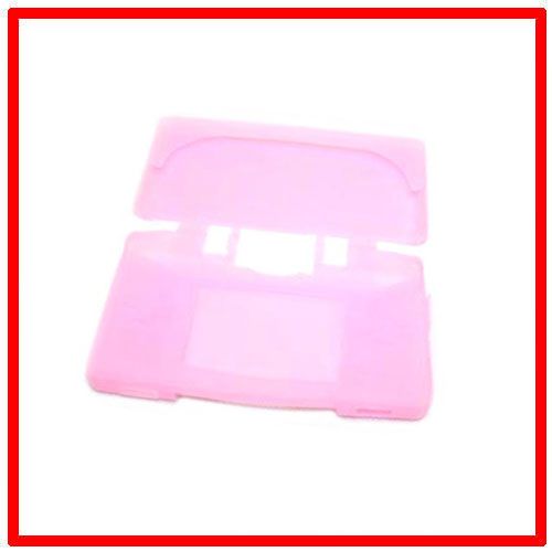Silicone Skin Soft Case For Nintendo DS Lite NDSL PINK  