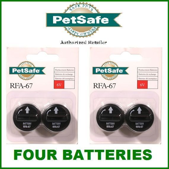 EACH PETSAFE WIRELESS FENCE REPLACEMENT BATTERIES RFA 67  