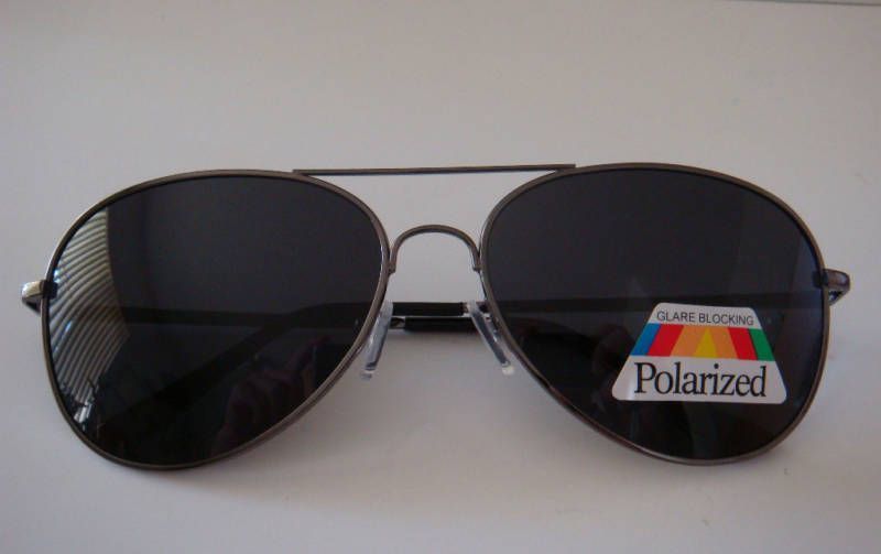 NEW POLARIZED LENS AVIATOR SUNGLASSES GLARE BLOCKING  