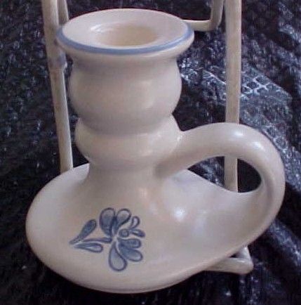 Pfaltzgraff Pattern Yorktowne Handled Candle Holder  