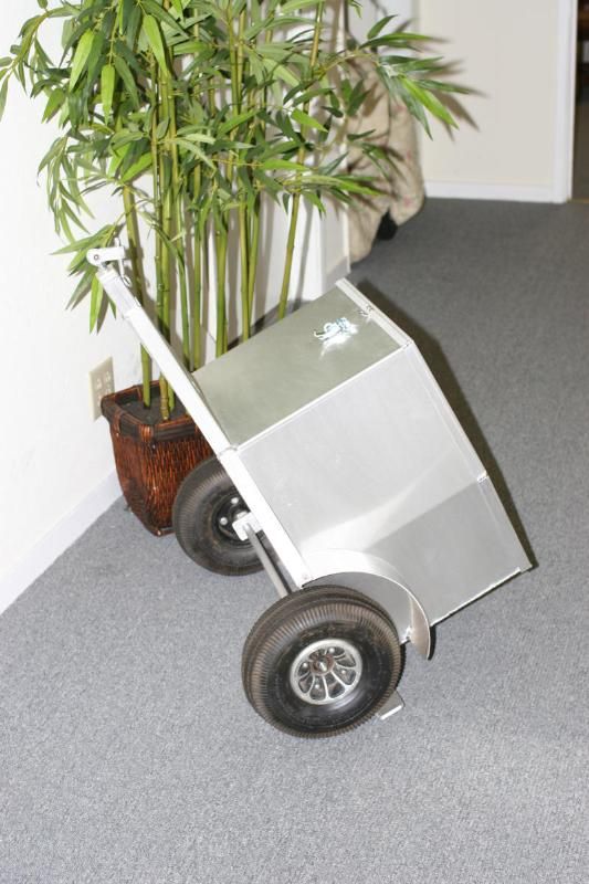 Segway Junkyard Custom Brushed Aluminum Trailer  