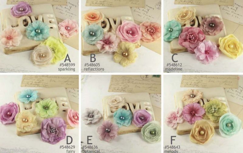 2011 PRIMA Flowers Sheer Whisper Collection 6 pcs  