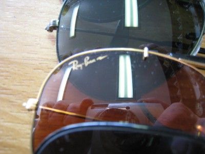   LOT OF 5 RAY BAN AVAITOR SUNGLASSES WITH 3 CASES PARTS OR FIX  