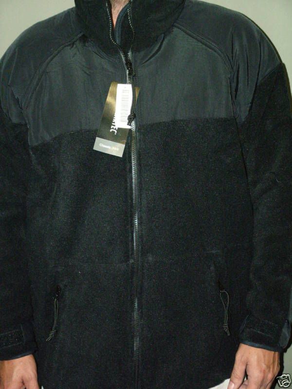 MILITARY ACU POLARTEC CLASSIC 300 BLACK FLEECE JACKET L  