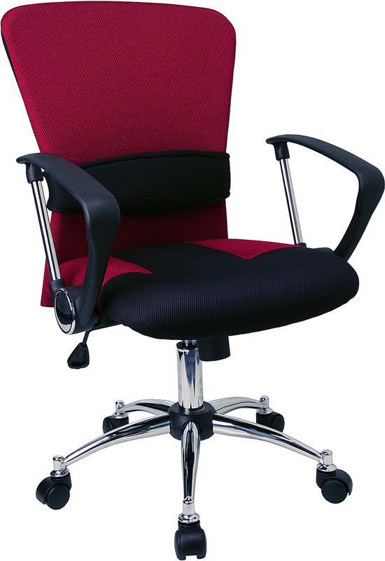 MID BACK METAL BASE COMPUTER OFFICE DESK CHAIR  