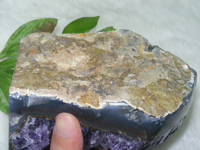 Huge Amethyst Geode Druze Cluster 5.7  