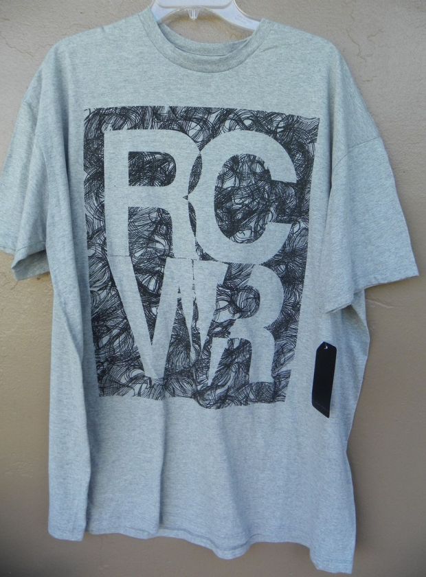   Mens RCWR Barbwire Short Sleeve Urban Wear Graphic T Shirt New  