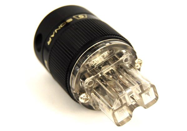 SONAR Quality Audio Platinum Plated IEC Plug Connector  