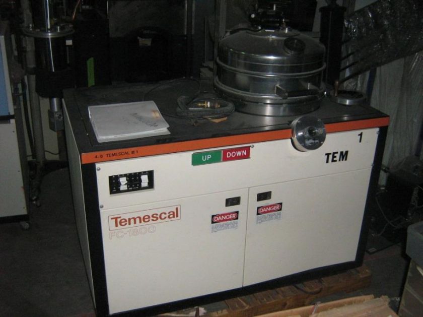 Temescal FC 1800 Electron E Beam Evaporator Chamber  