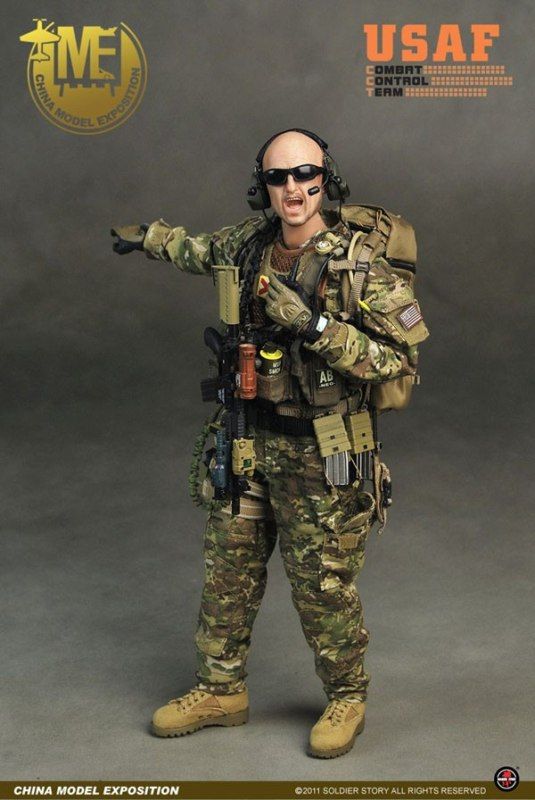   Story China EXPO USAF CCT Combat Control Team 1/6 Figure  