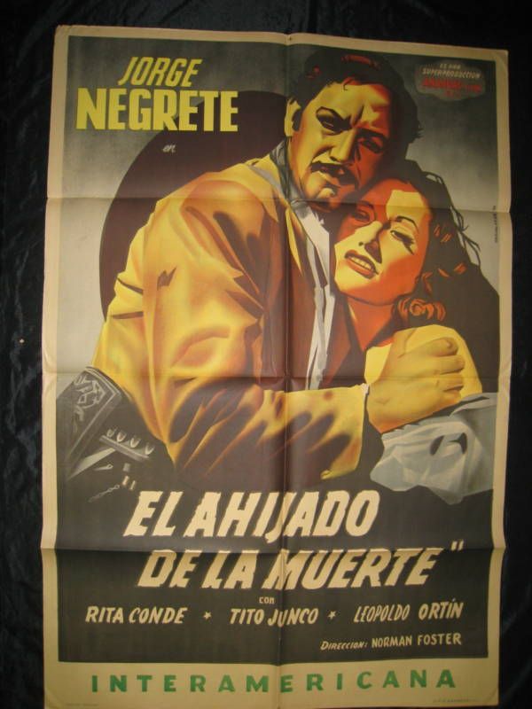 JORGE NEGRETE EL AHIJADO DE LA MUERTE MOVIE POSTER 46  