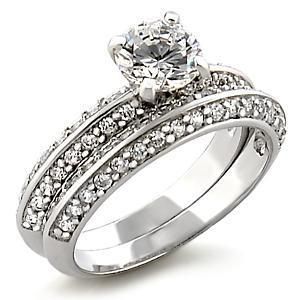 Top Selling 1.07ct Wedding/Engagement RINGS SETsz 5  