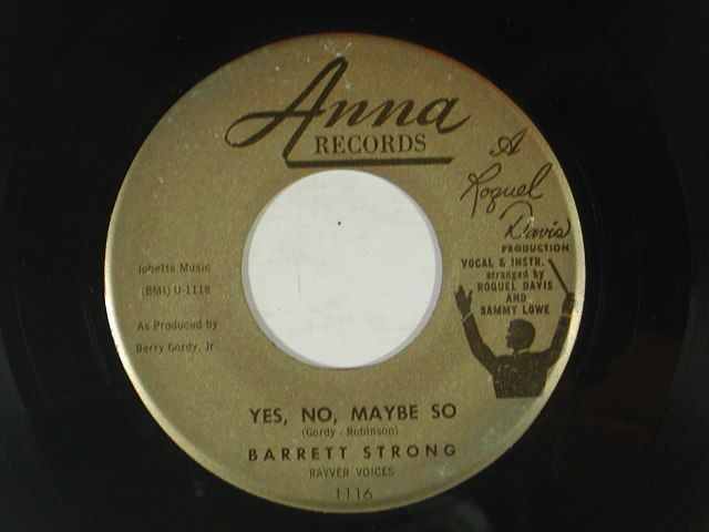   northern soul 45 YES, NO, MAYBE SO/YOU KNOWS WHAT TO DO~ANNA M   