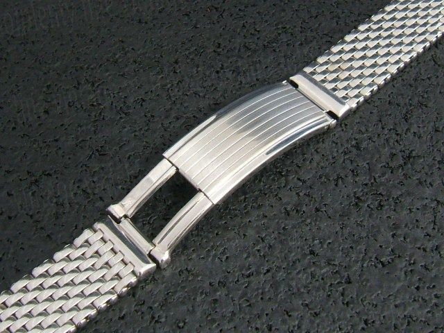 1940s Vintage Watch Band Unused 3/4 Kreisler USA White Gold Filled 