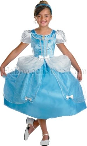 Officially Licensed Disney Princess Cinderella Costume includes Deluxe 