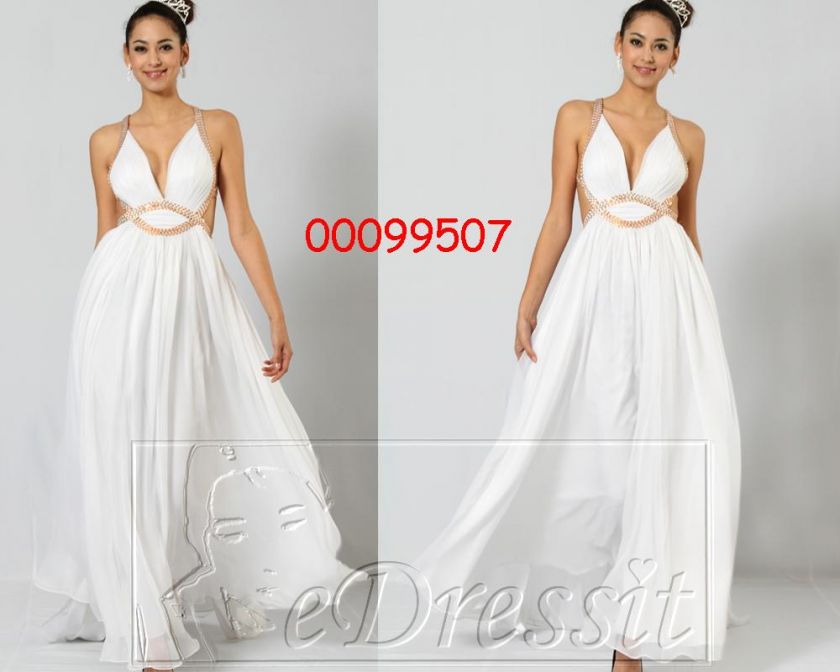 eDressit VESTIDO V CUT Y BANDAS DE LENTEJUELA EU 34 48  