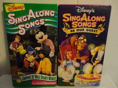   Sing Along VHS tapes Zip a dee do dah over 120 Songs EC Music  