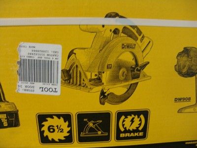 This kit includes a hammer drill, 6 1/2” circular saw, reciprocating 