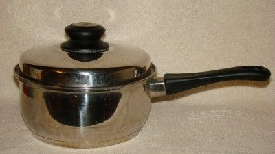   Tramotina 18 10 Stainless Steel 2 Quart Pan Pat w/ Lynns Lid  