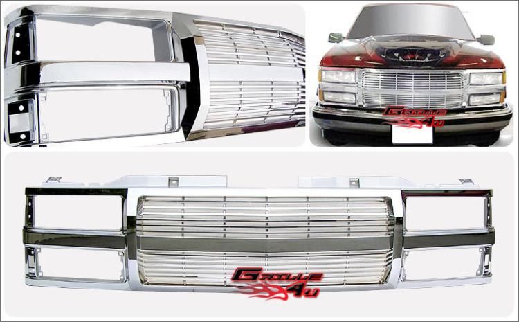 94 02 98 99 CHEVY C/K Pickup Tahoe Chrome Grille Grill  