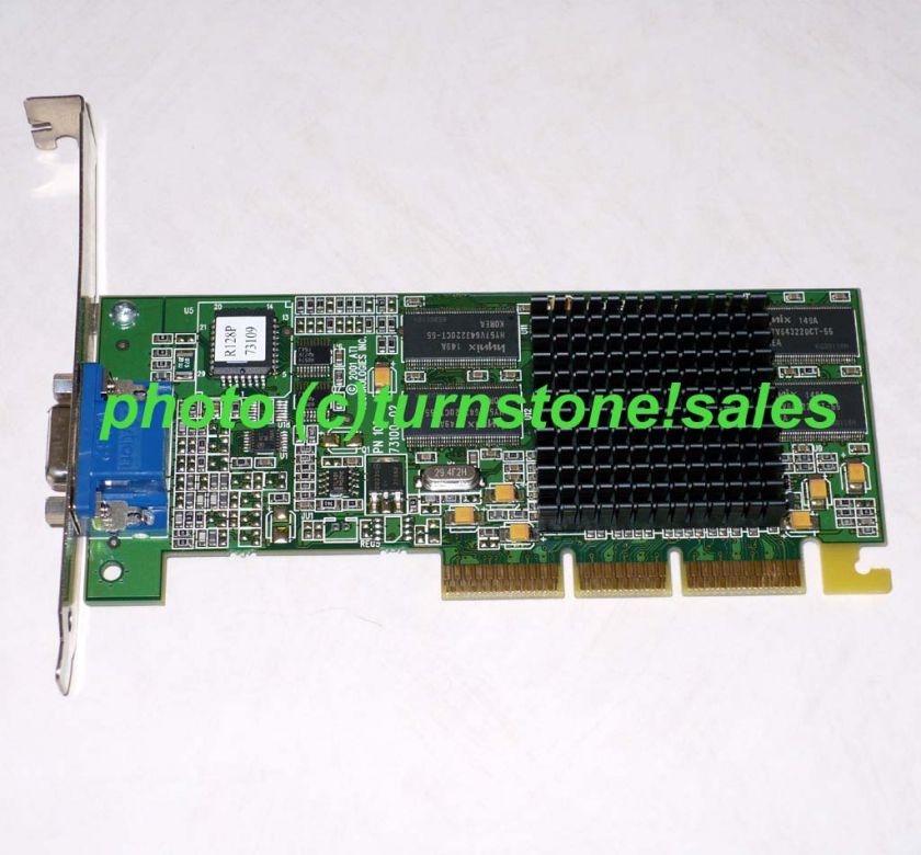 Dell 9K099 4R426 ATI Rage Ultra 128 32M AGP VGA Card  