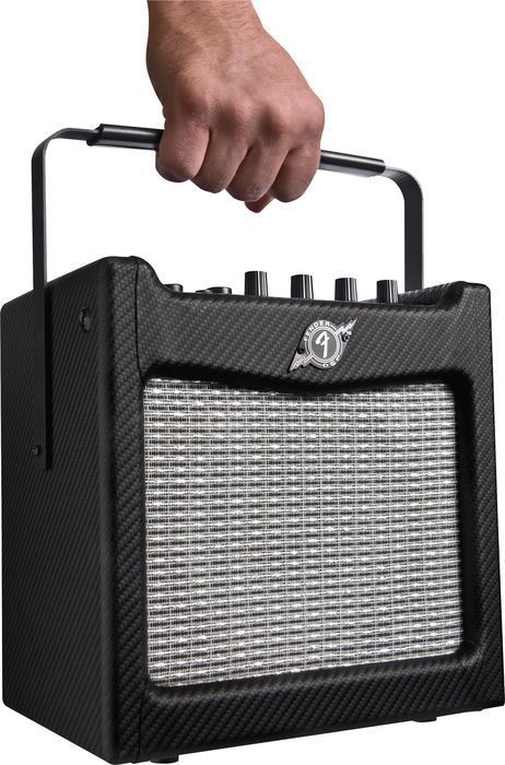 Fender Mustang Mini 7W 1x6.5 Battery Powered Guitar Combo Amp Black 