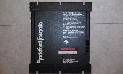 ROCKFORD FOSGATE PUNCH 75 HD MOSFET AMP AMPLIFIER OLD SCHOOL 150 45 