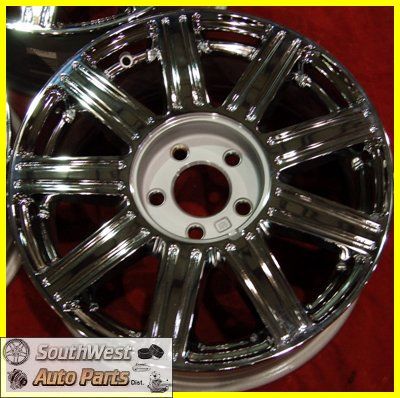 06 07 CADILLAC DTS 17 CHROME TAKE OFF WHEELS FACTORY OEM RIMS SET OPT 