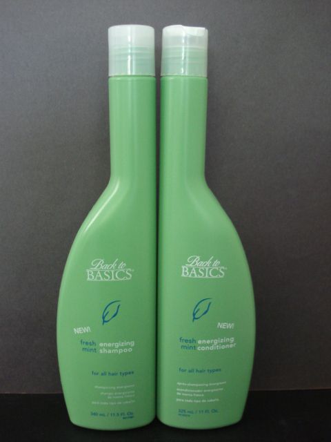 Back to Basics Fresh Mint Energizing Shampoo & Condi  