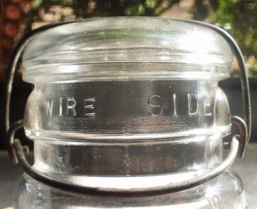   Ball Ideal Canning Jar W/ Bale Latch Lid PATD JULY 14 1908 Gift Jar