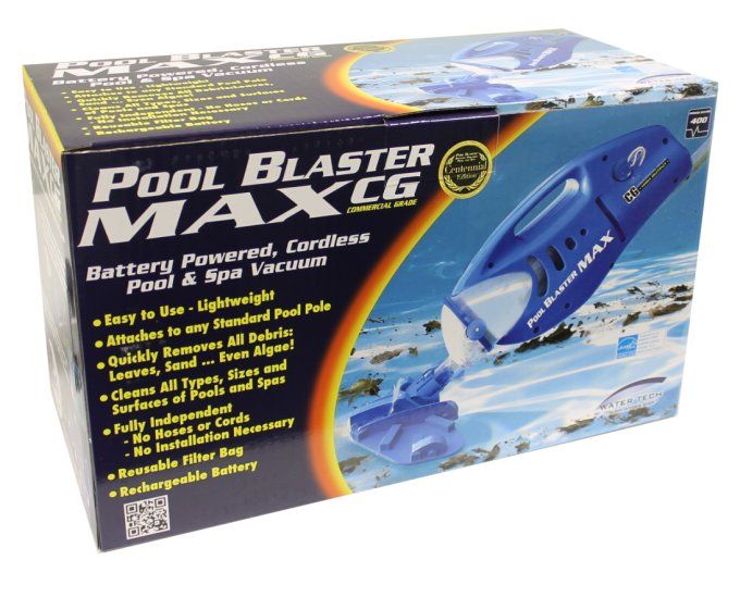   Blaster Max CG Pool Handheld Battery Cleaner Swimming Pool/Spa Vacuum