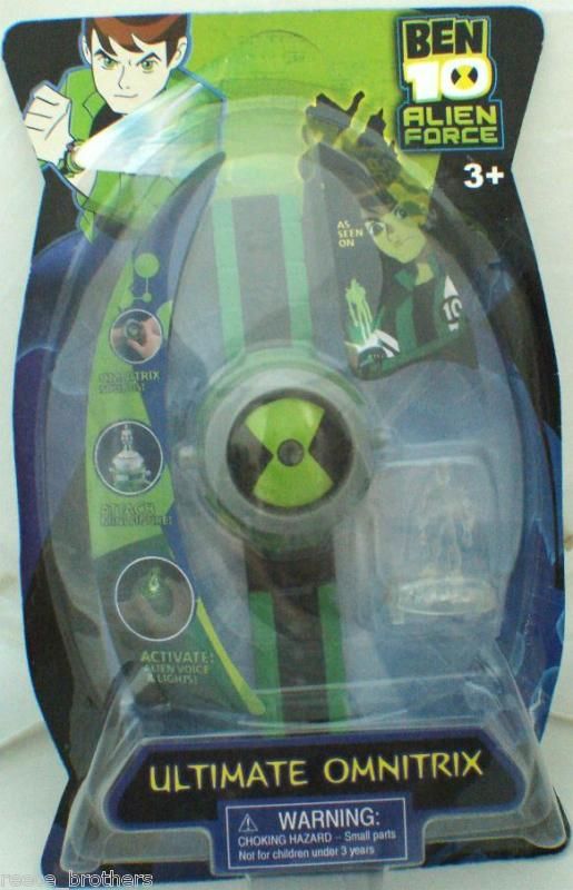 Ben 10 Ten DELUXE ALIEN FORCE ULTIMATE Omnitrix Watch VERY HARD TO 