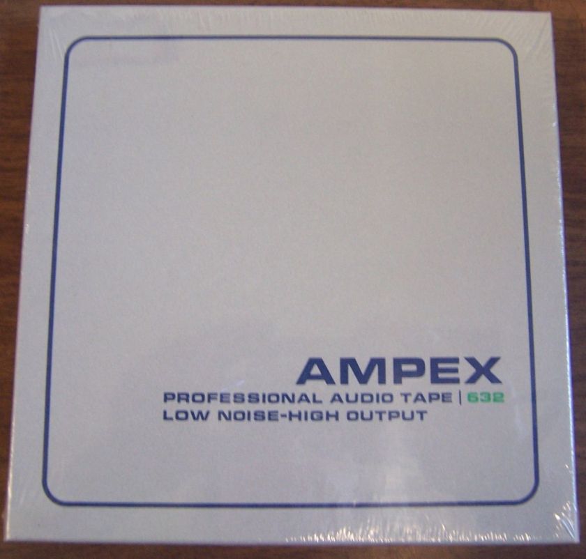 Ampex Professional Audio Reel Tape~632~Low Noise High Output~NIP 