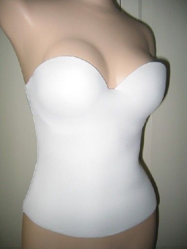 NWT WEDDING BRIDAL PROM PUSH UP BRA CORSET BUSTIER LONG LINE~34D 36D 