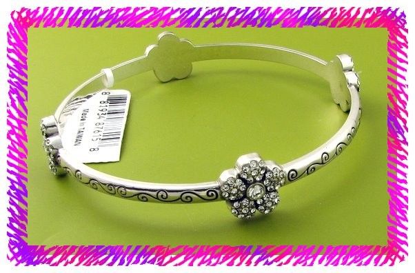 BRIGHTON LA VIE SPARKLE Crystal Bangle BRACELET NWTag  